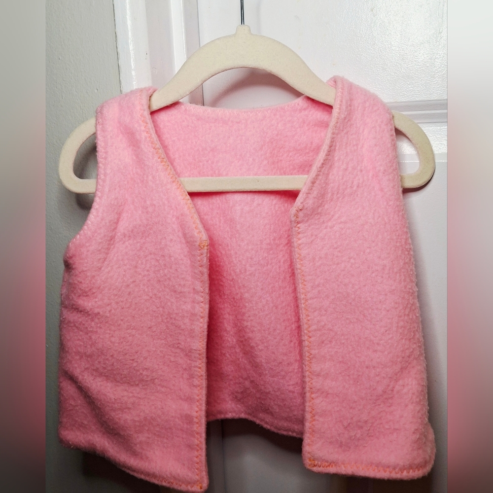 Vintage 80s Cozy Handmade Vest (18-24 mo)